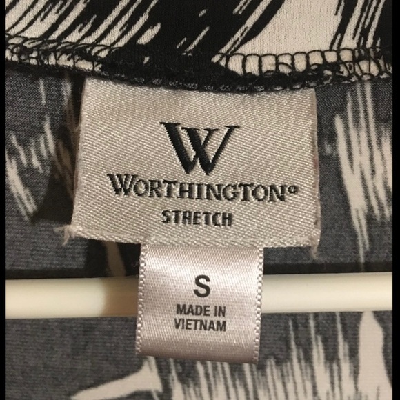 Worthington Stretch Casual Dress Top - Picture 3 of 6